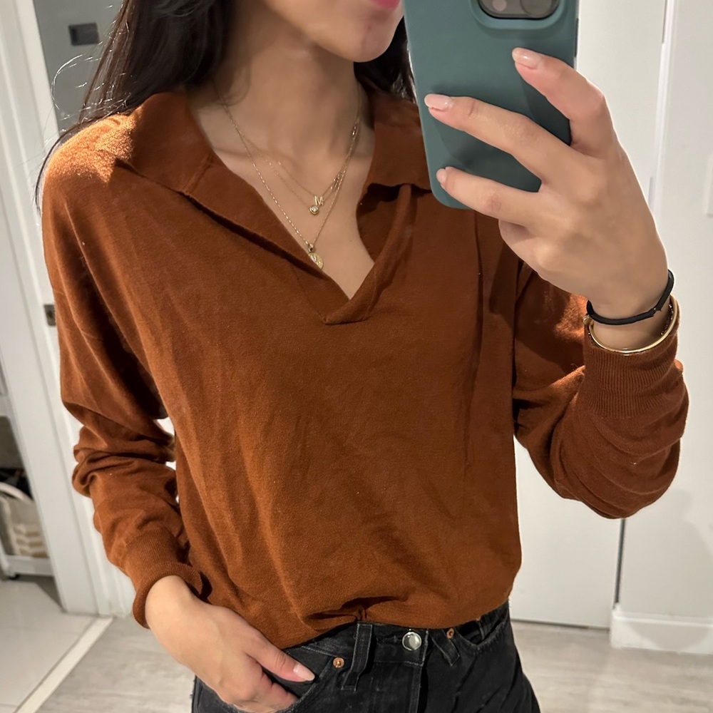 Zara polo sweater